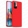Funda carcasa para Xiaomi Redmi Note 10 5G Gel TPU Liso mate Color Rojo