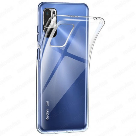 Funda carcasa para Xiaomi Redmi Note 10 5G Gel TPU Liso 100% Transparente