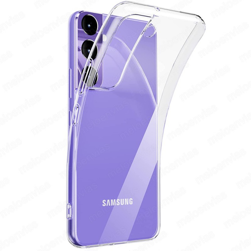 Funda carcasa para Samsung Galaxy S22 Gel TPU Liso 100% Transparente