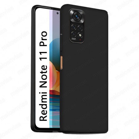 Funda carcasa para Xioami Redmi Note 11 Pro Gel TPU Liso mate Color Negro