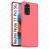 Funda carcasa para Xioami Redmi Note 11 Pro 5G Gel TPU Liso mate Color Rosa