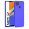 Funda carcasa para Xiaomi Redmi 10A Gel TPU Liso mate Color Azul