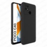 Funda carcasa para Xiaomi Poco C40 Gel TPU Liso mate Color Negro