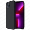 Funda carcasa para iPhone 14 Plus 6.7 Gel TPU Liso mate Color Negro