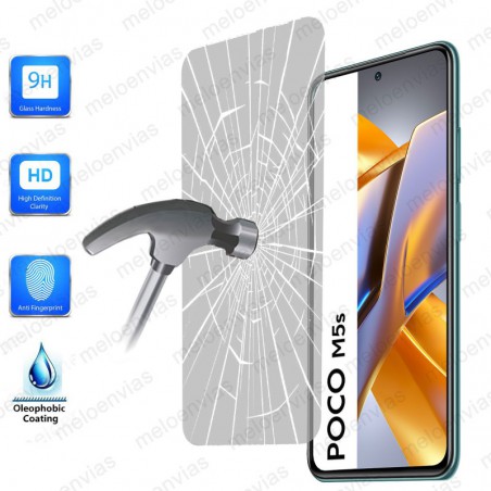 Cristal Templado Protector Pantalla Para Xiaomi Poco M5s Vidrio Transparente