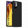 Funda Carcasa Xiaomi Poco M3 Pro 5G Silicona Gel TPU Liso Mate Color Negro