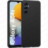 Funda Carcasa Samsung Galaxy A04s Silicona Gel TPU Liso Mate Color Negro