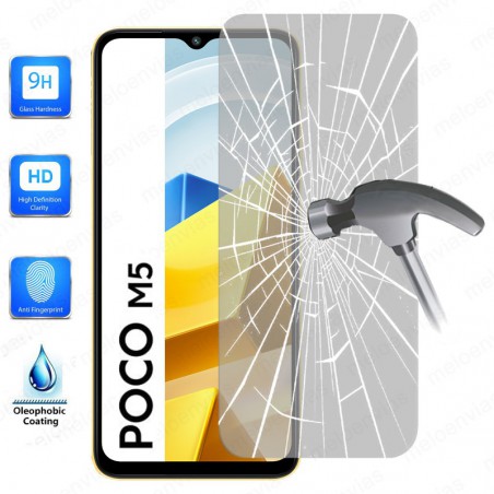 Cristal Templado Protector Pantalla Para Xiaomi Poco M5 4G Vidrio 100% Transparente