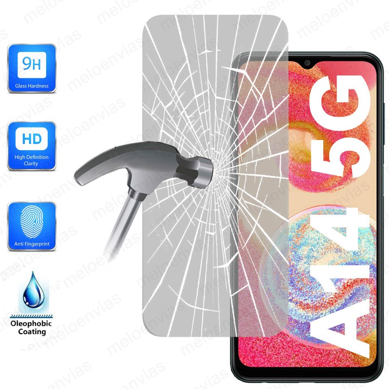 Cristal Templado Protector Pantalla Para Samsung Galaxy A14 5G Vidrio 100% Transparente