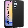 Funda Carcasa Samsung Galaxy A25 5G Silicona Gel TPU Liso Mate Color Negro