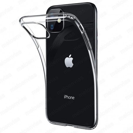 Funda Carcasa Apple iPhone 15 6.1 Silicona Gel TPU Liso 100% Transparente