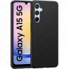 Funda Carcasa Samsung Galaxy A15 4G / 5G Silicona Gel TPU Liso Mate Color Negro