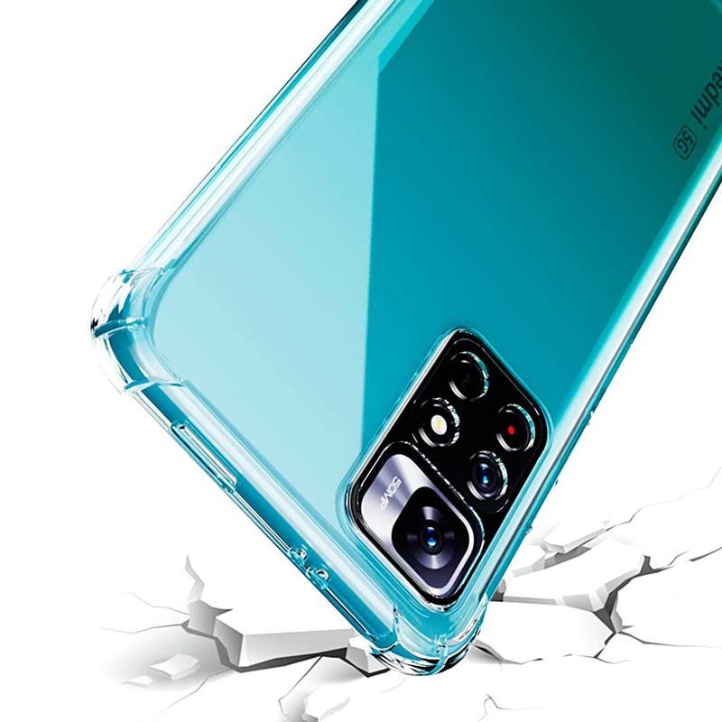 Funda Xiaomi Redmi Note 13 5G Carcasa Antigolpes Reforzada Esquinas y Bordes Transparente Antishock