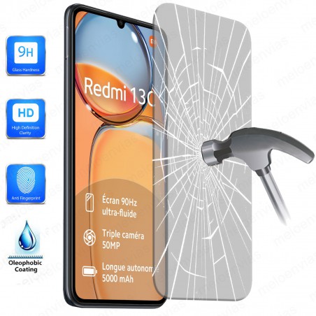 Cristal Templado Protector Pantalla Para Xiaomi Redmi 13C Vidrio 100% Transparente