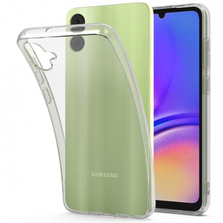 Funda Samsung Galaxy A05 Carcasa Forro Silicona Gel TPU Flexible Liso Mate Color 100% Transparente