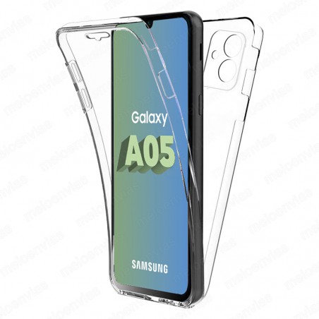 Funda Samsung Galaxy A05 Carcasa 360 Grados 2 Piezas Doble Cara Delantera + Trasera Transparente