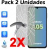 Pack 2 Unidades Cristal Templado Protector Pantalla Para Samsung Galaxy A05 Vidrio 100% Transparente