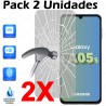 Pack 2 Unidades Cristal Templado Protector Pantalla Para Samsung Galaxy A05s Vidrio 100% Transparente