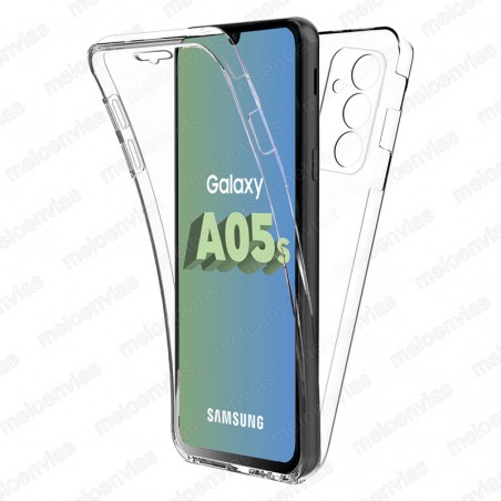 Funda Samsung Galaxy A05s Carcasa 360 Grados 2 Piezas Doble Cara Delantera + Trasera Transparente
