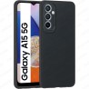 Funda Samsung Galaxy A15 4G / 5G Carcasa 3D Cubre Camara Forro Silicona Gel TPU Flexible Liso Mate Color Negro