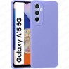 copy of Funda Samsung Galaxy A15 4G / 5G Carcasa 3D Cubre Camara Forro Silicona Gel TPU Flexible Liso Mate Color Morado