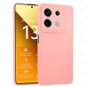 Funda Xiaomi Redmi Note 13 5G Carcasa 3D Cubre Camara Forro Silicona Gel TPU Flexible Liso Mate Color Rosa
