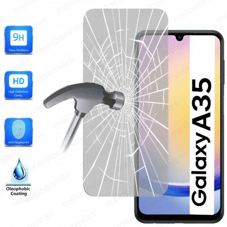 Cristal Templado Protector Pantalla Para Samsung Galaxy A35 5G Vidrio 100% Transparente