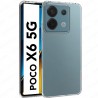 Funda Xiaomi Poco X6 5G Carcasa Forro Silicona Gel TPU Flexible Liso Mate Color 100% Transparente