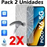 Pack 2 Unidades Cristal Templado Protector Pantalla Para Xiaomi Poco X6 5G Vidrio 100% Transparente