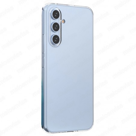 Funda Samsung Galaxy A55 5G Carcasa Forro Silicona Gel TPU Flexible Liso Mate Color 100% Transparente