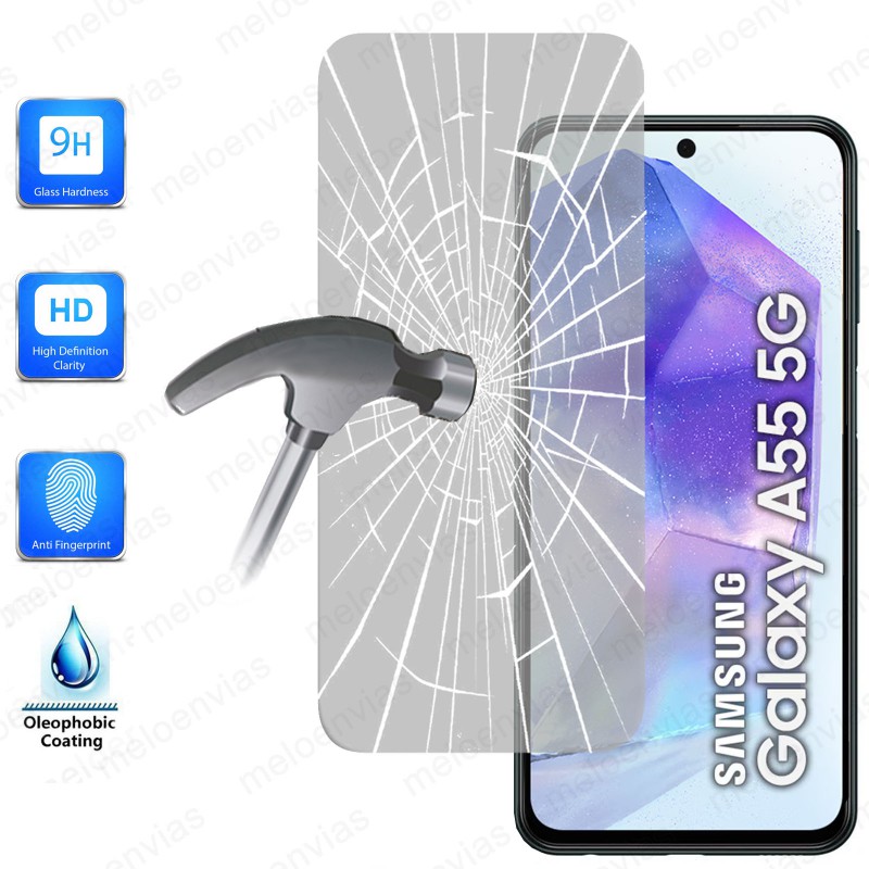 Cristal Templado Protector Pantalla Para Samsung Galaxy A55 5G Vidrio 100% Transparente