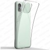Funda Xiaomi Redmi A2 Carcasa Forro Silicona Gel TPU Flexible Liso Mate Color 100% Transparente