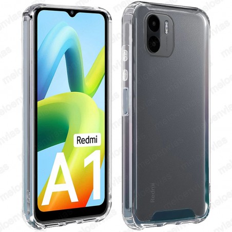 Funda Xiaomi Redmi A1 Carcasa Antigolpes Reforzada Esquinas y Bordes Transparente Antishock