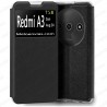Funda Xiaomi Redmi A3 Carcasa Estuche Tipo Libro Con Tapa y Ventana Color Negro