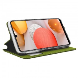 Funda Xiaomi Redmi A3 Carcasa Estuche Tipo Libro Con Tapa y Ventana Color Dorado
