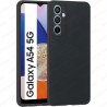 Funda Samsung Galaxy A54 5G Carcasa 3D Cubre Camara Forro Silicona Gel TPU Flexible Liso Mate Color Negro