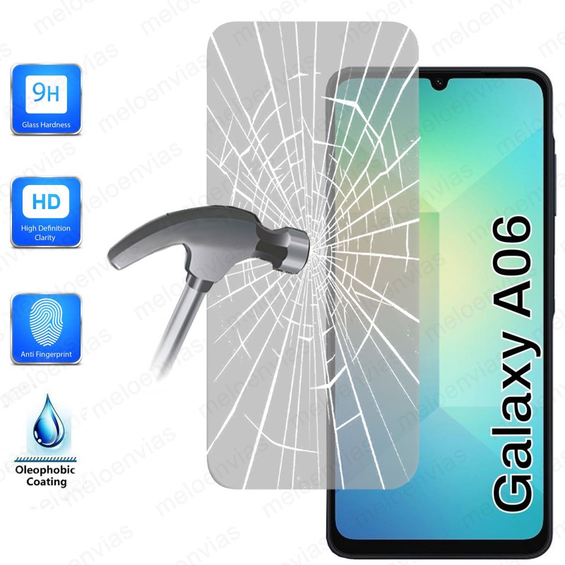 Cristal Templado Protector Pantalla Para Samsung Galaxy A06 Vidrio 100% Transparente