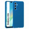 Funda Samsung Galaxy A16 4G / 5G Carcasa 3D Cubre Camara Forro Silicona Gel TPU Flexible Liso Mate Color Azul