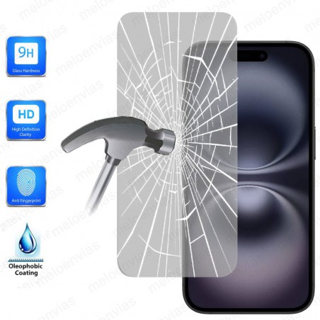 Cristal Templado Protector Pantalla Para iPhone 16 Plus Vidrio 100% Transparente