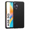 Funda Oppo A58 5G Carcasa Forro Silicona Gel TPU Flexible Liso Mate Color Negro