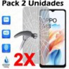 Pack 2 Unidades Cristal Templado Protector Pantalla Para Oppo A18 Vidrio 100% Transparente