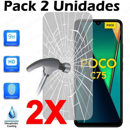 Cristal Templado Protector Pantalla Para Xiaomi Poco C75 Vidrio 100% Transparente