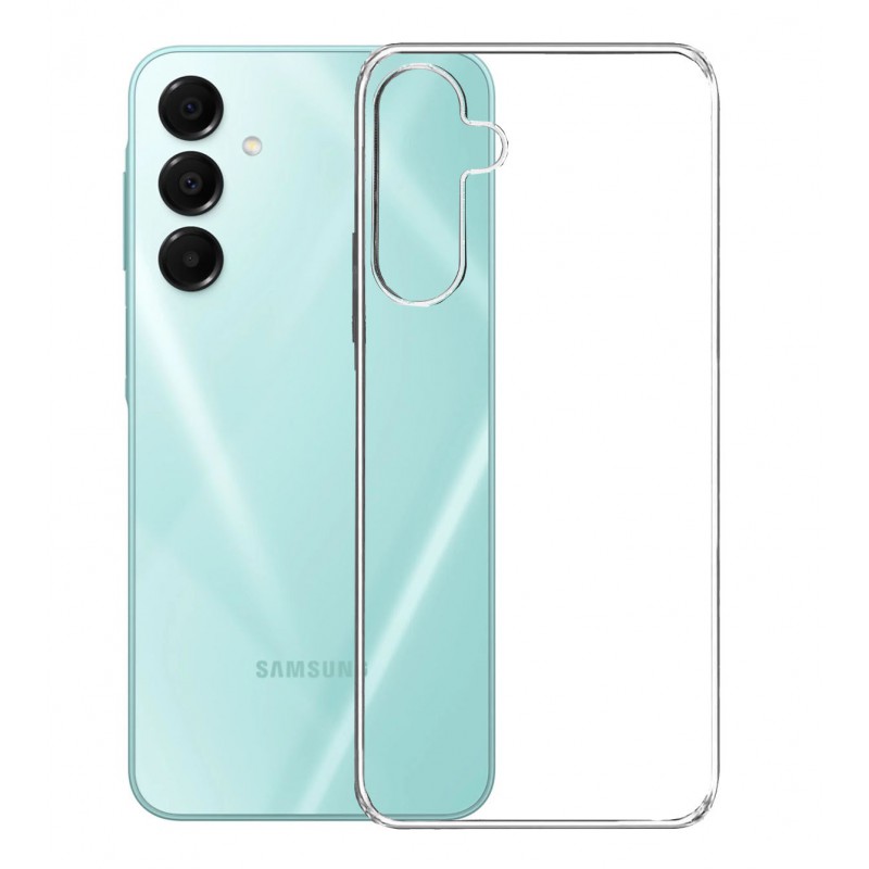 Funda Samsung Galaxy A16 4G / 5G Carcasa Forro Silicona Gel TPU Flexible Liso Mate Color 100% Transparente