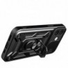 Funda Xiaomi Redmi 14C Carcasa Armadura, Antigolpes Armor, Color Negro, Anilla Giratoria, Tapa Camara Deslizante Color Negro
