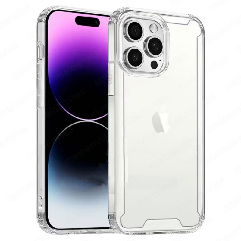 Funda Para iPhone 16 Pro Carcasa Antigolpes Shockproof Bordes Esquinas Reforzadas Transparente Calidad Premium