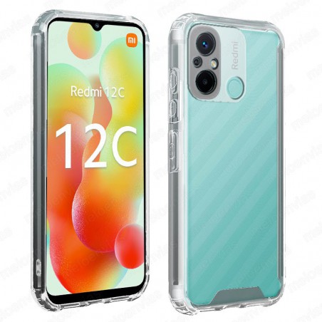 Funda Para Xiaomi Redmi 12C Carcasa Antigolpes Shockproof Bordes Esquinas Reforzadas Transparente Calidad Premium