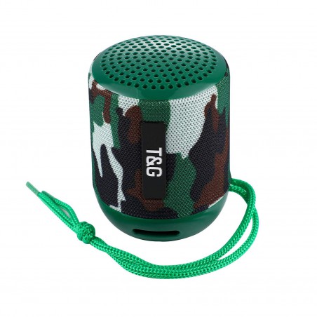 Altavoz Bluetooth Inalámbrico Portatil IPX7 Impermeable TG129 Recargable, Radio, USB Tipo C, TF CARD, MicroSD