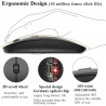 Ratón inalámbrico sin cable – Diseño ultrafino y ergonómico USB para Ordenador Portatil