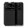Funda para Xiaomi Poco X7 5G Libro Estuche con Tapa Funcion Soporte Ventana Cierre Iman Color Negro