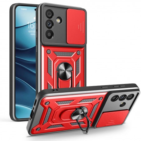 Funda para Samsung Galaxy A56 5G Armadura Antigolpe, Resistente y con Tapa Deslizante para la Cámara.
